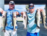 Justin Neal and Justin Sonnier 1st place two day total of 32.92 lbs at Lake Okeechobee March 30-31, 2019